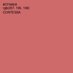 #CF6A6A - Contessa Color Image