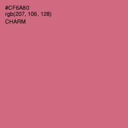 #CF6A80 - Charm Color Image