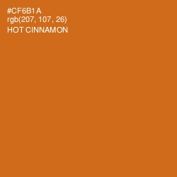 #CF6B1A - Hot Cinnamon Color Image