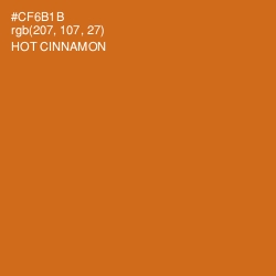 #CF6B1B - Hot Cinnamon Color Image