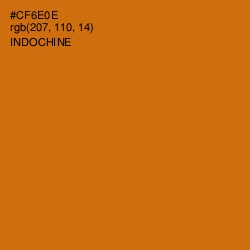 #CF6E0E - Indochine Color Image