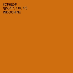 #CF6E0F - Indochine Color Image