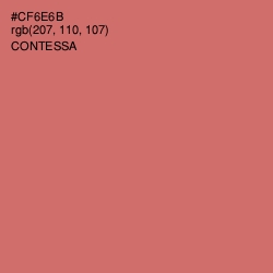 #CF6E6B - Contessa Color Image