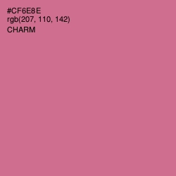 #CF6E8E - Charm Color Image