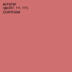 #CF6F6F - Contessa Color Image