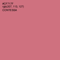 #CF717F - Contessa Color Image