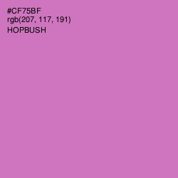 #CF75BF - Hopbush Color Image