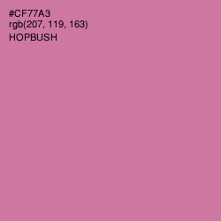 #CF77A3 - Hopbush Color Image