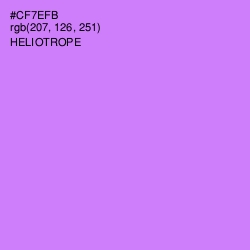 #CF7EFB - Heliotrope Color Image