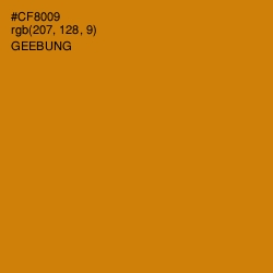 #CF8009 - Geebung Color Image