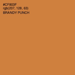 #CF803F - Brandy Punch Color Image