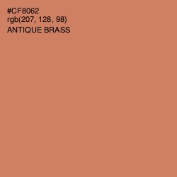 #CF8062 - Antique Brass Color Image