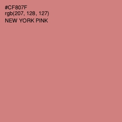 #CF807F - New York Pink Color Image