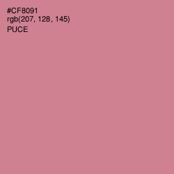 #CF8091 - Puce Color Image
