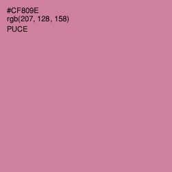 #CF809E - Puce Color Image