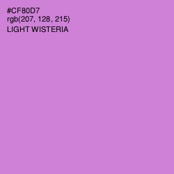 #CF80D7 - Light Wisteria Color Image