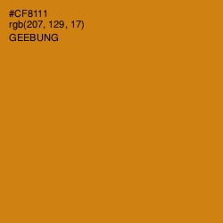 #CF8111 - Geebung Color Image