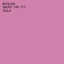 #CF81AB - Viola Color Image