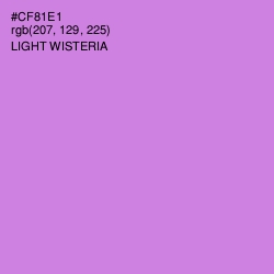#CF81E1 - Light Wisteria Color Image