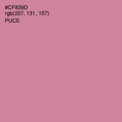 #CF839D - Puce Color Image