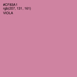 #CF83A1 - Viola Color Image