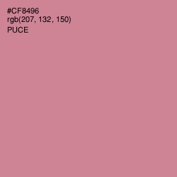 #CF8496 - Puce Color Image