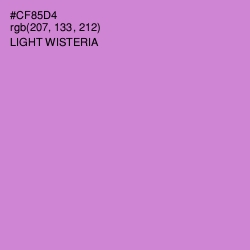 #CF85D4 - Light Wisteria Color Image