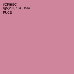 #CF869C - Puce Color Image