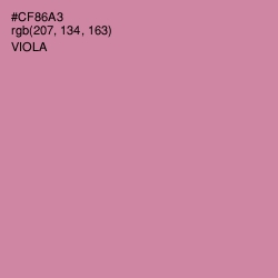 #CF86A3 - Viola Color Image