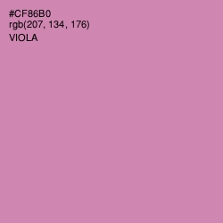 #CF86B0 - Viola Color Image