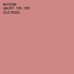 #CF8785 - Old Rose Color Image