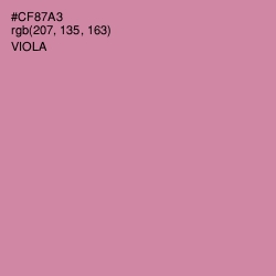 #CF87A3 - Viola Color Image