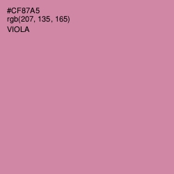 #CF87A5 - Viola Color Image