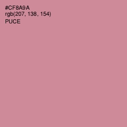 #CF8A9A - Puce Color Image