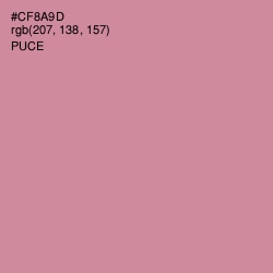 #CF8A9D - Puce Color Image