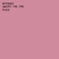 #CF8A9E - Puce Color Image