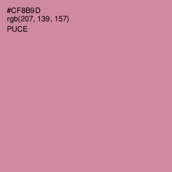 #CF8B9D - Puce Color Image