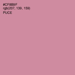 #CF8B9F - Puce Color Image