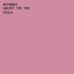 #CF8BA0 - Viola Color Image