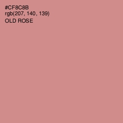 #CF8C8B - Old Rose Color Image
