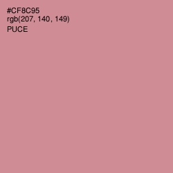 #CF8C95 - Puce Color Image