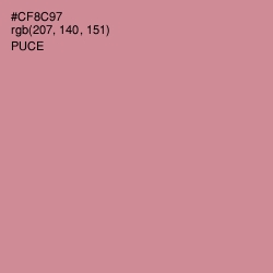 #CF8C97 - Puce Color Image