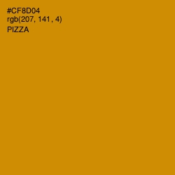 #CF8D04 - Pizza Color Image