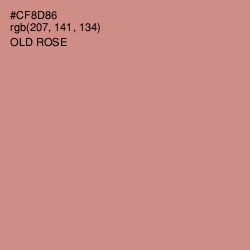 #CF8D86 - Old Rose Color Image