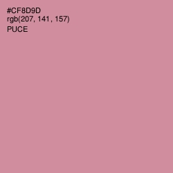 #CF8D9D - Puce Color Image