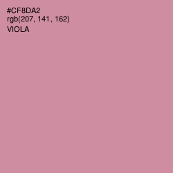 #CF8DA2 - Viola Color Image