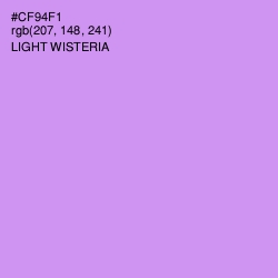 #CF94F1 - Light Wisteria Color Image