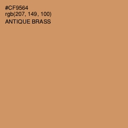 #CF9564 - Antique Brass Color Image