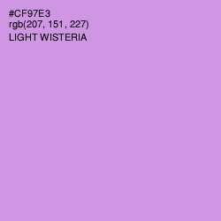 #CF97E3 - Light Wisteria Color Image