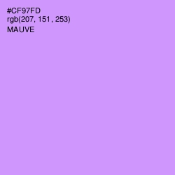 #CF97FD - Mauve Color Image